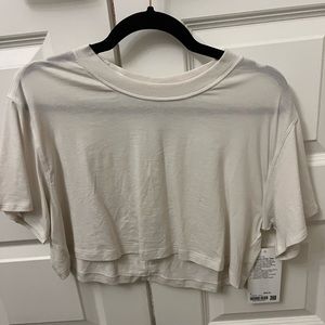 Lululemon All Yours Crop Tee